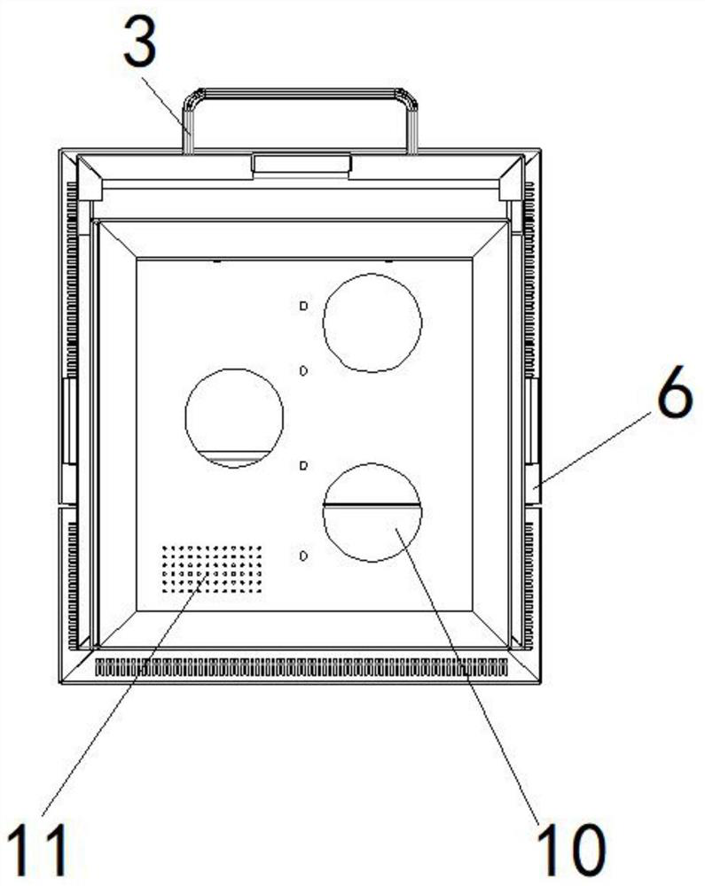 Cable distribution box convenient for wiring of high-voltage transmission cable