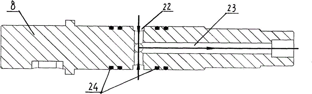 Liquid fertilization mechanism