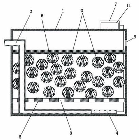 Biological coupled nitrogen and phosphorus removed sewage purification and regeneration treatment method and system