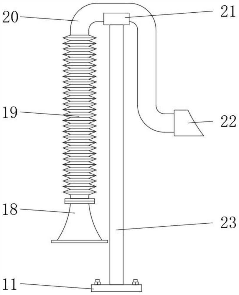 Device for safe replacement and purging of pipelines of liquefying device