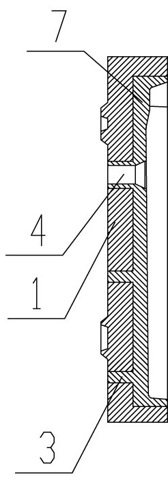 Composite copper anode mold with improved service life and production method thereof