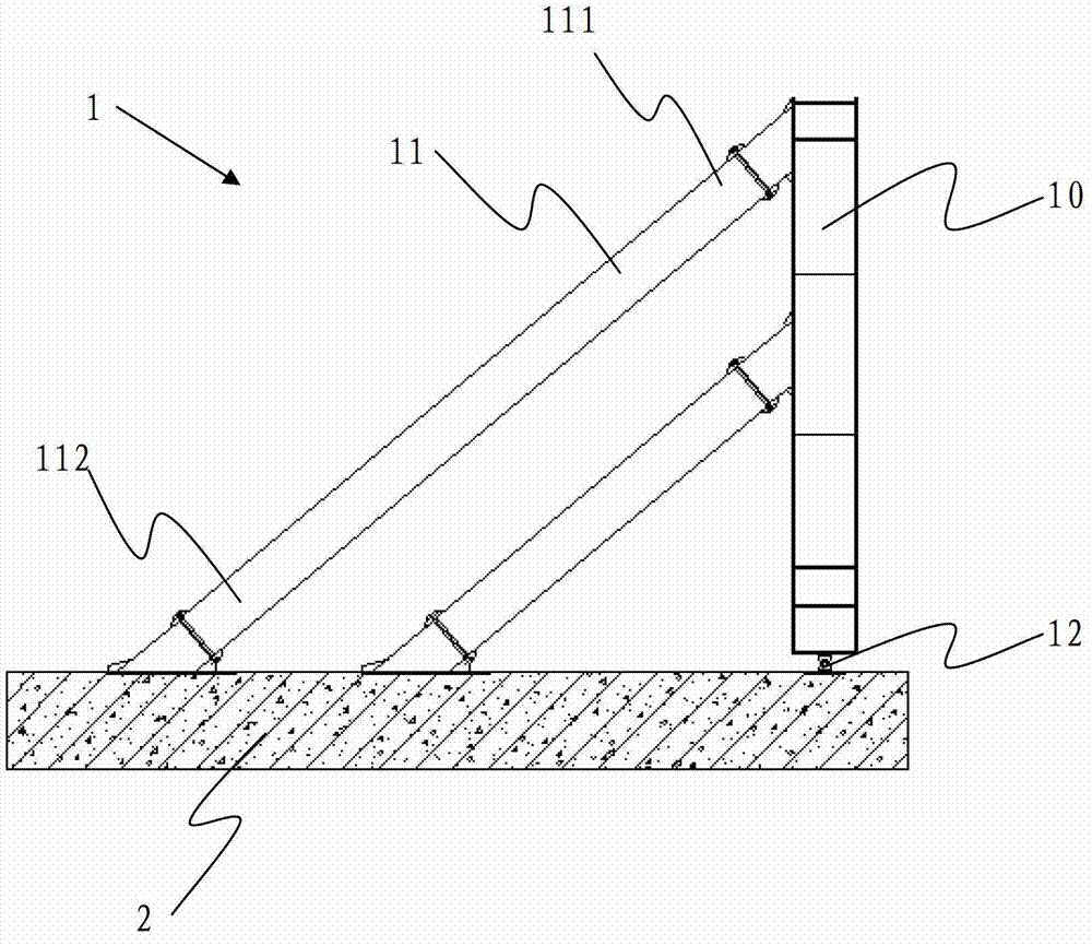 Assembling type reaction frame device for shield launching and propulsion