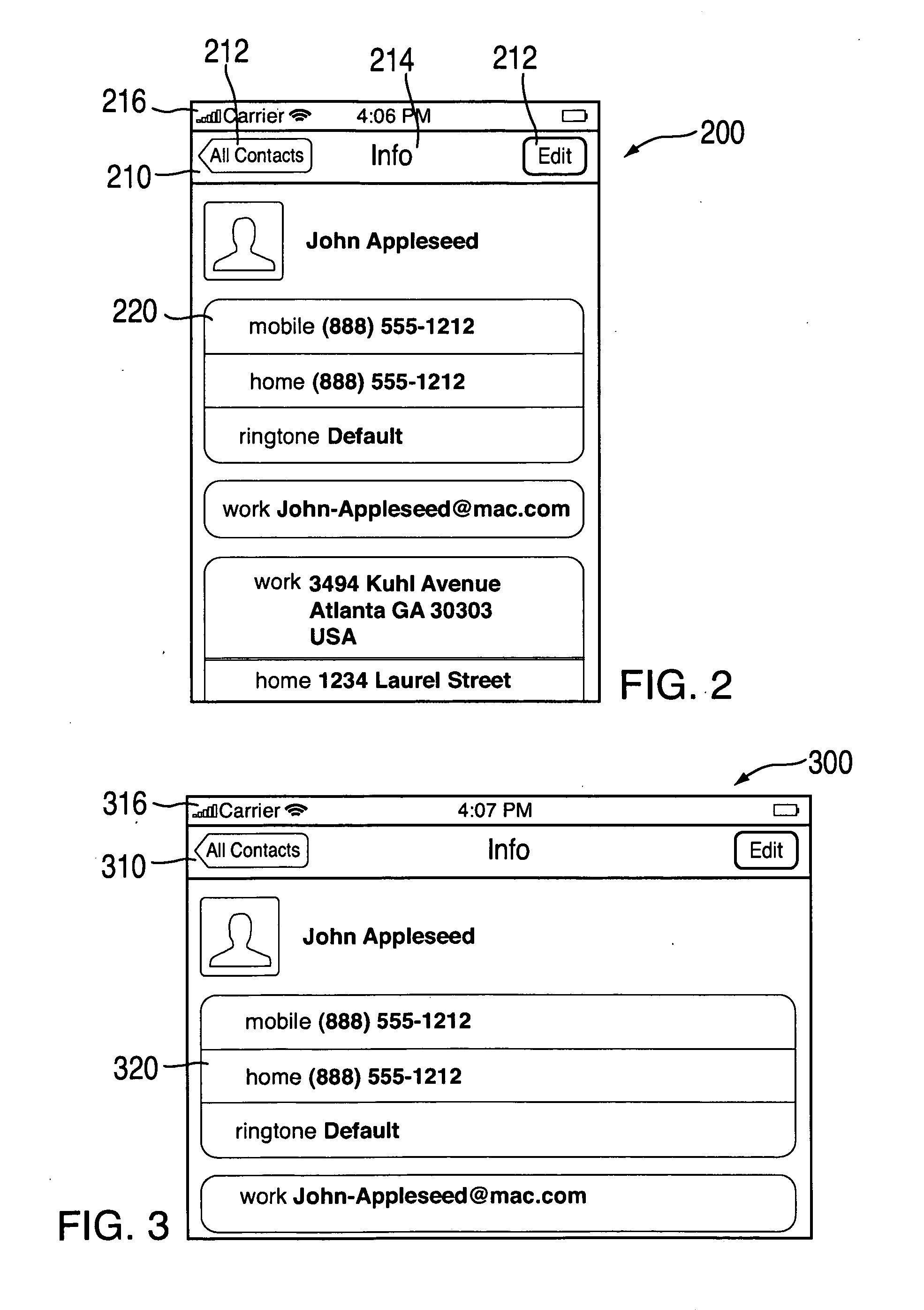 Rotation smoothing of a user interface