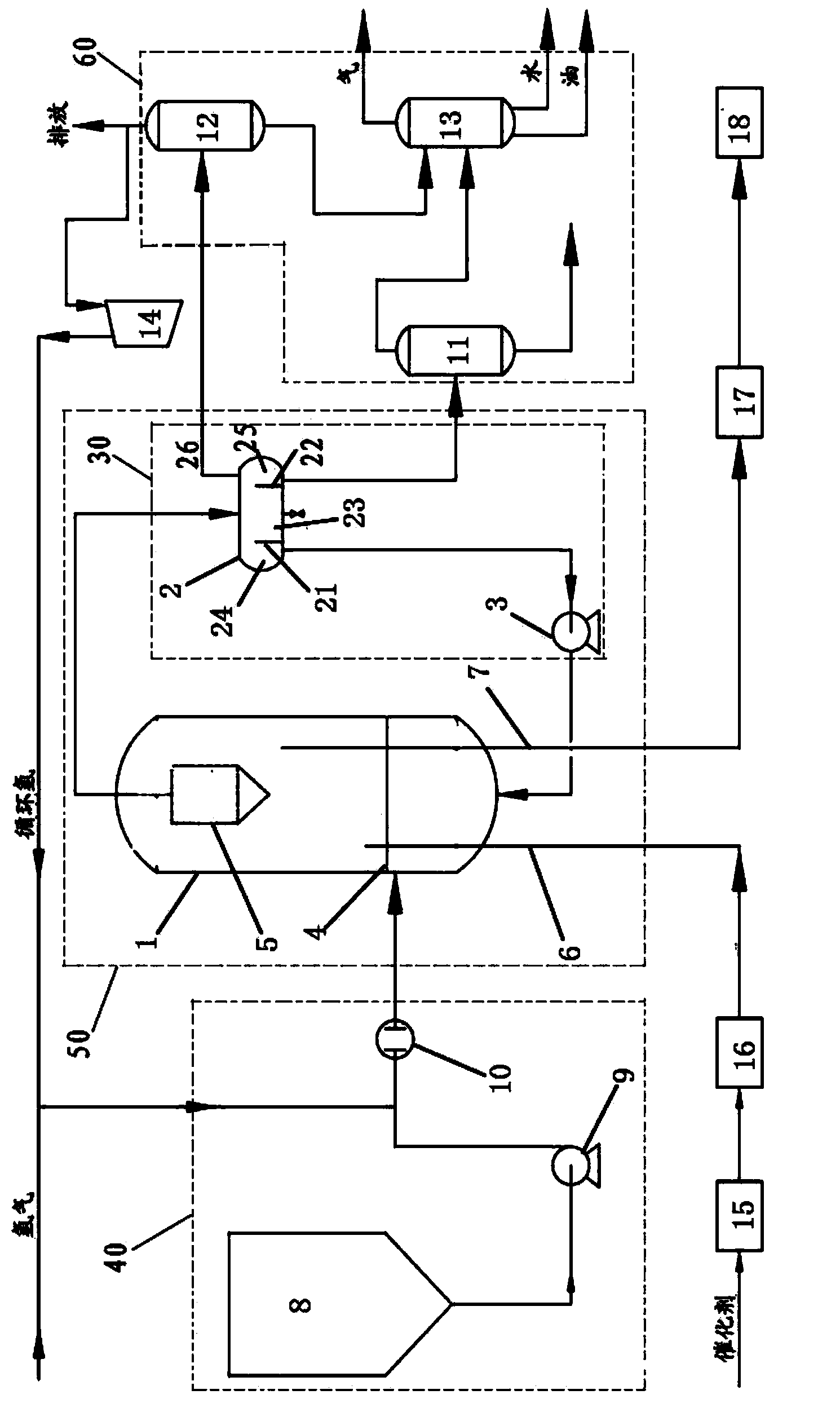 Hydrogenation reaction system and method