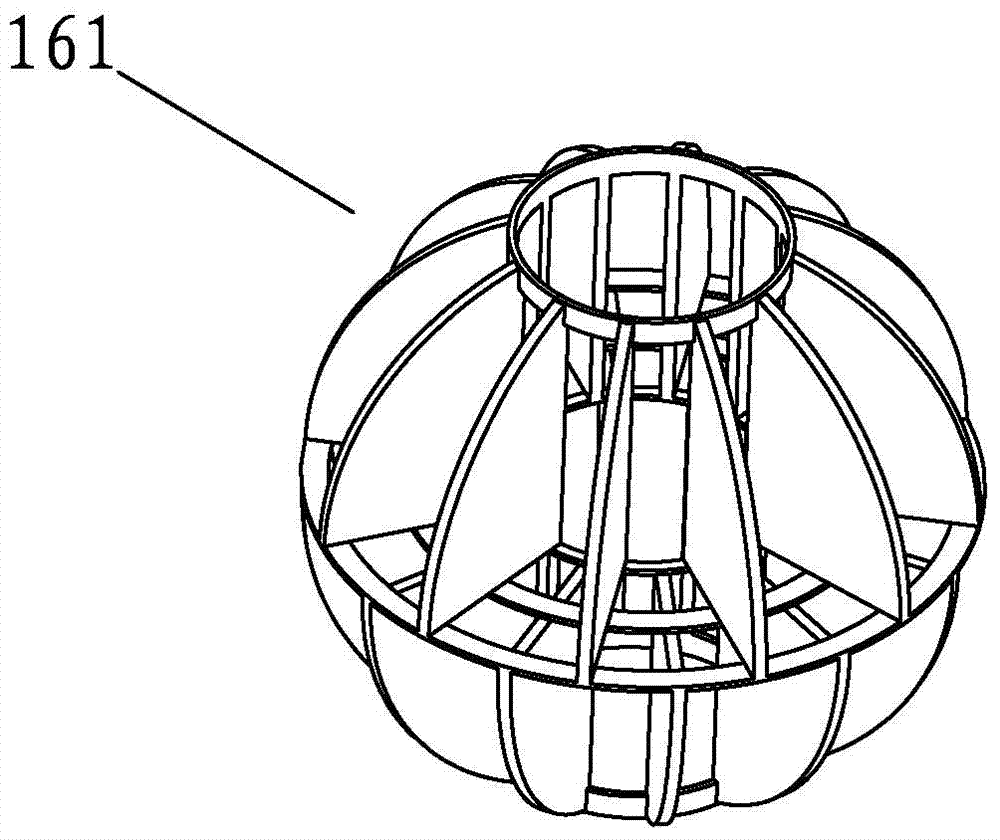 Waste gas purification tower