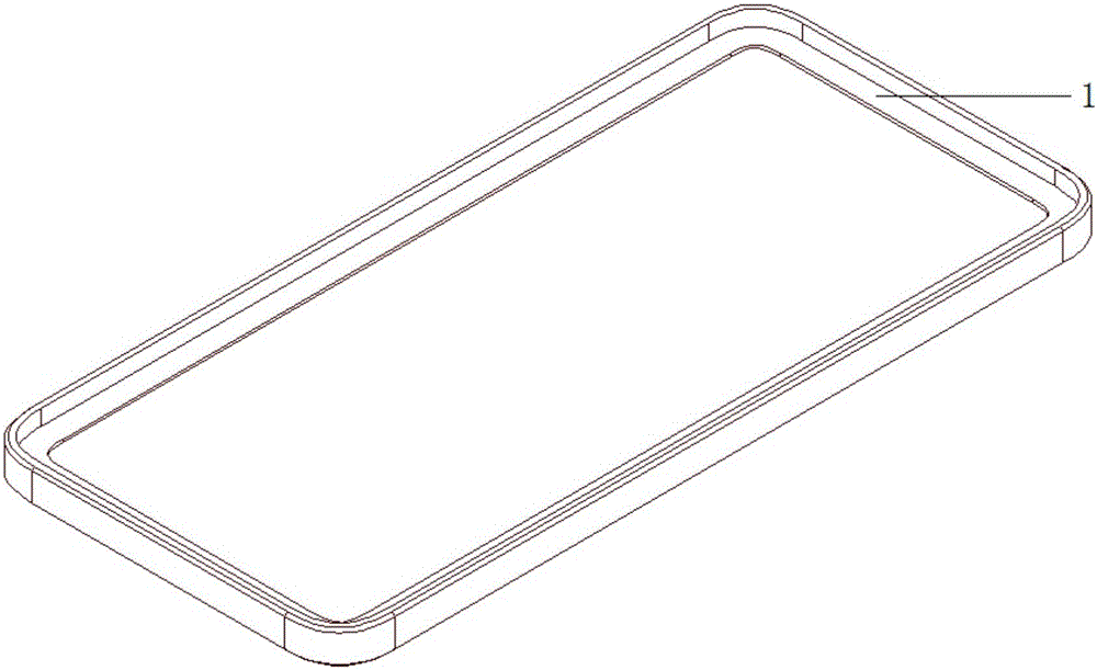 Electronic product frame structure made of carbon fiber ceramic composite material and manufacturing method of the structure