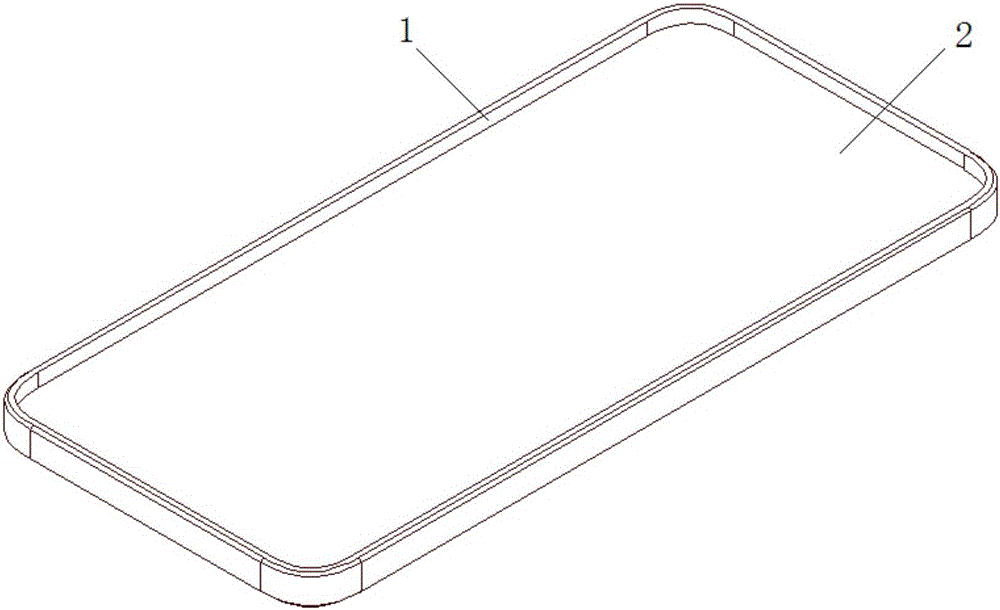 Electronic product frame structure made of carbon fiber ceramic composite material and manufacturing method of the structure