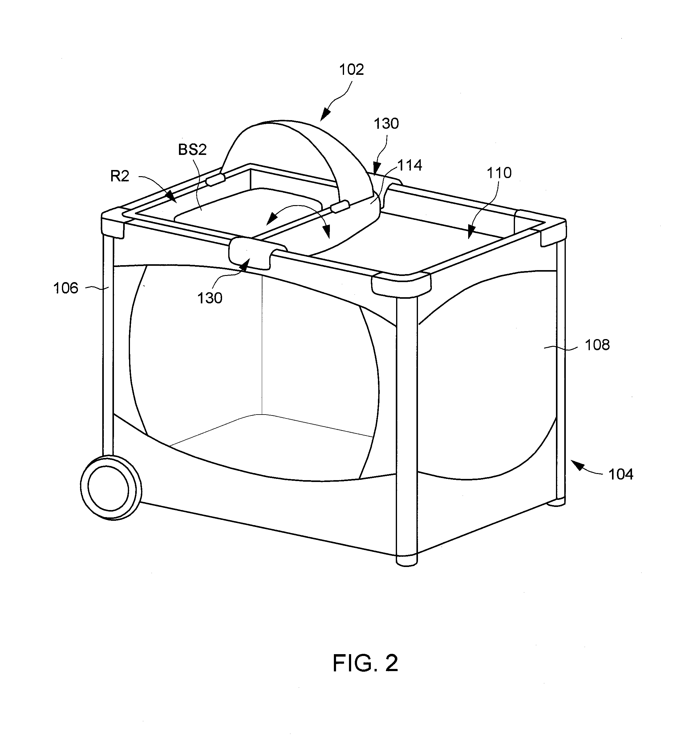 Child Holding Accessory for Use with a Play Yard