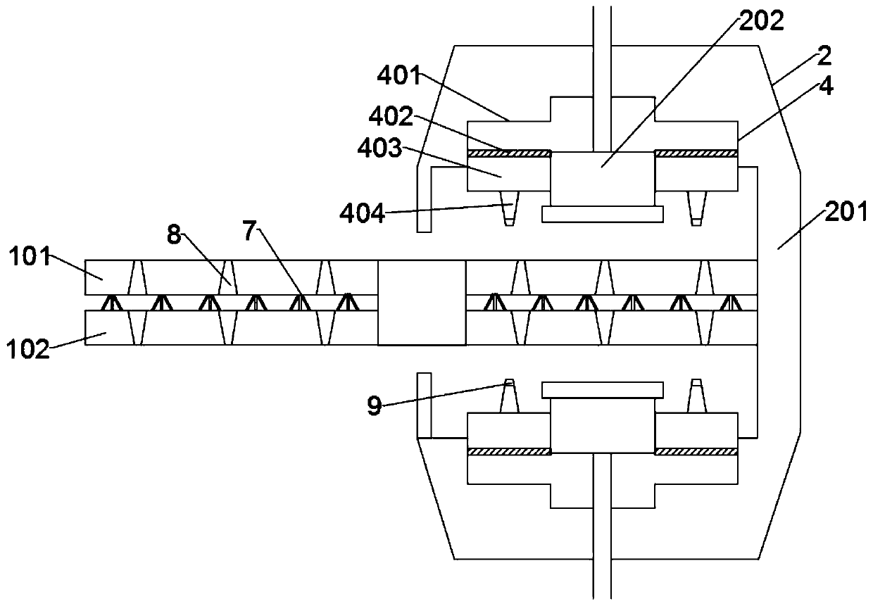 A dual-disc brake disc for a high-performance car