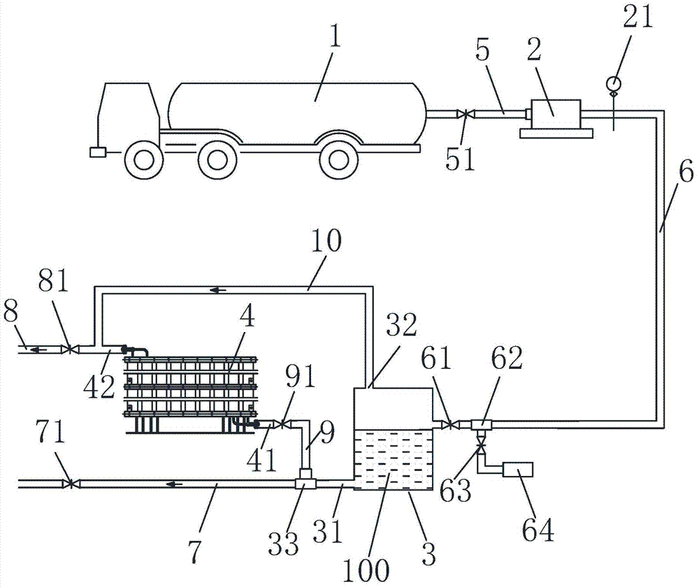 Mine liquid nitrogen fire preventing and extinguishing system and using method thereof