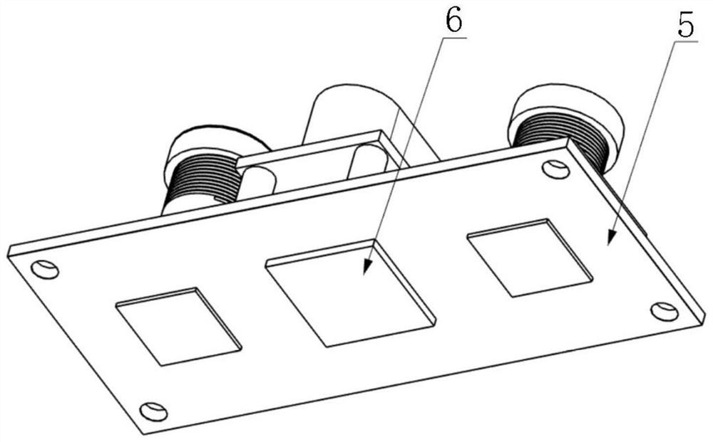 An optical flow sensor integrating cameras with different focal lengths