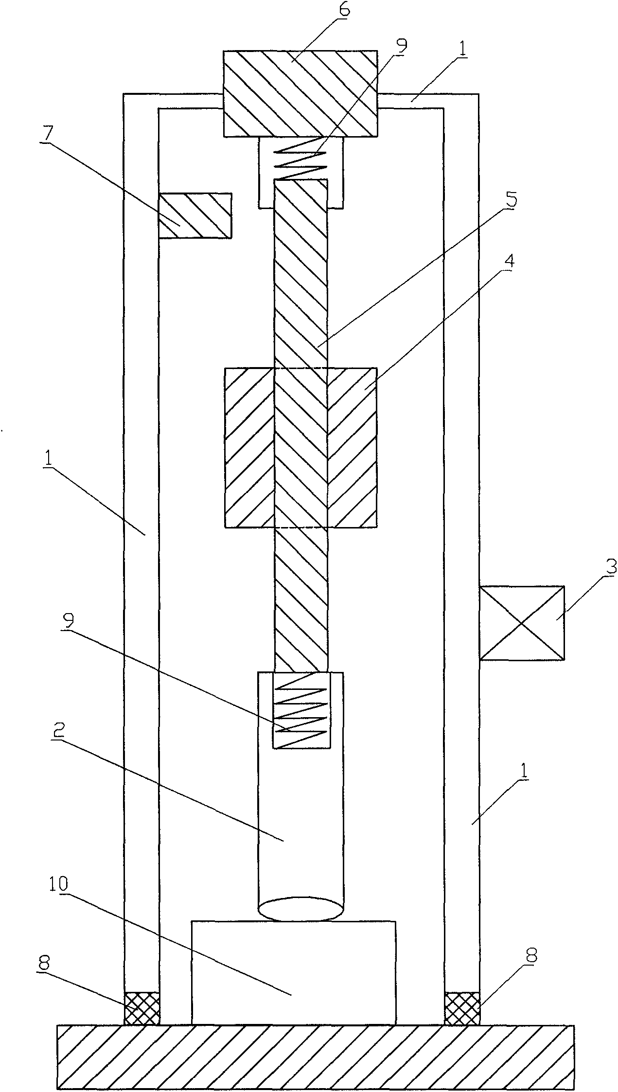 Rebound value calibration device