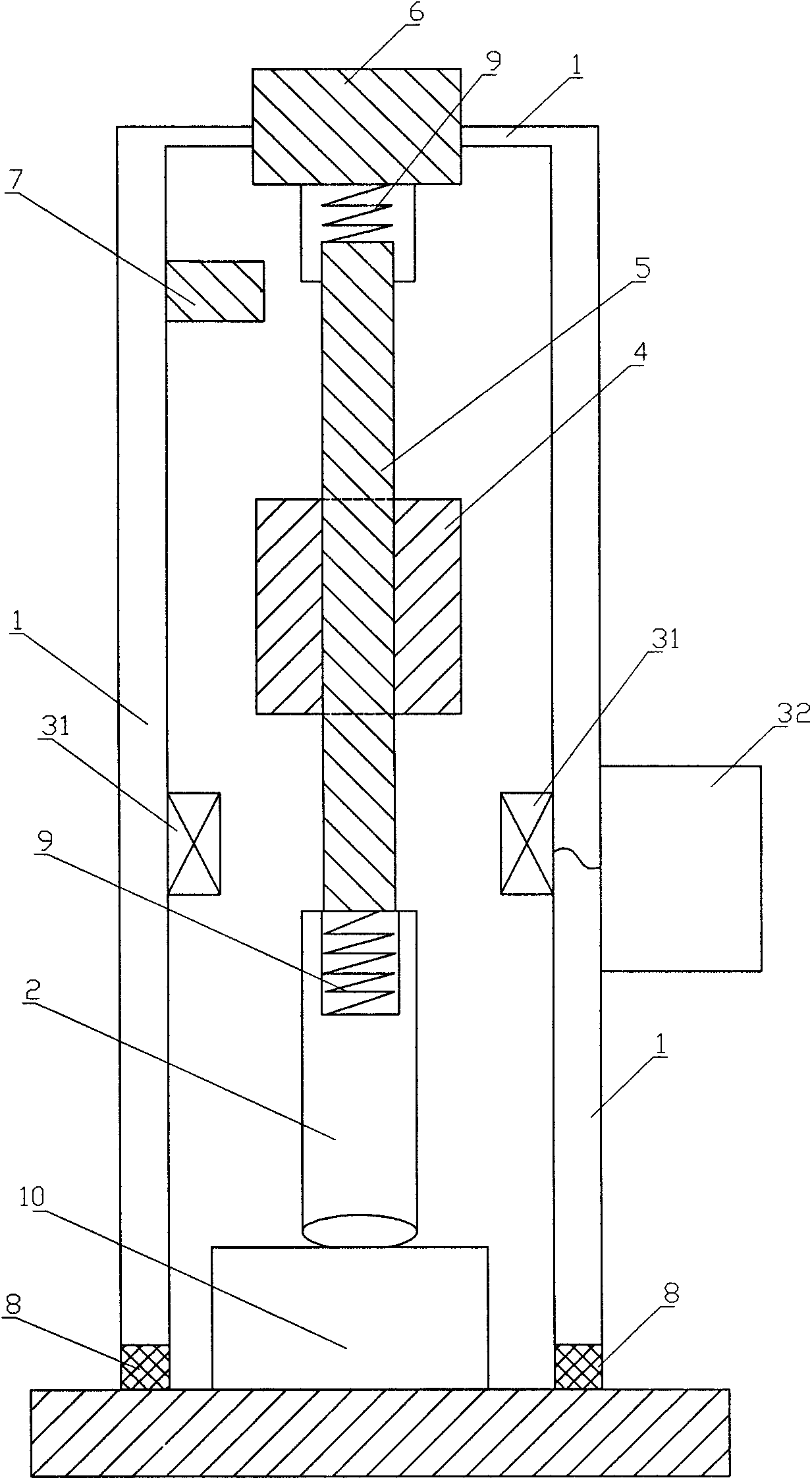 Rebound value calibration device