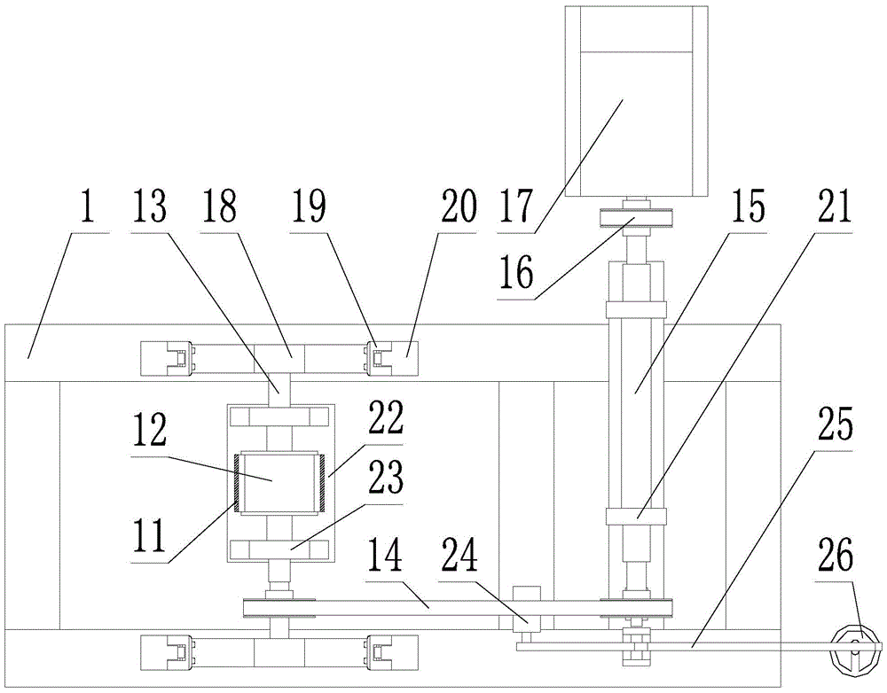 A kind of roller rotation resistance measuring device