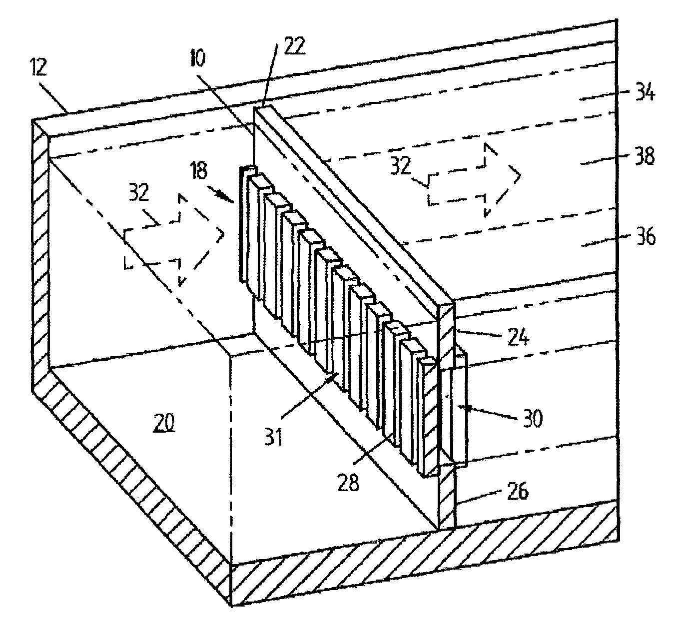 Re-entrainment prevention apparatus