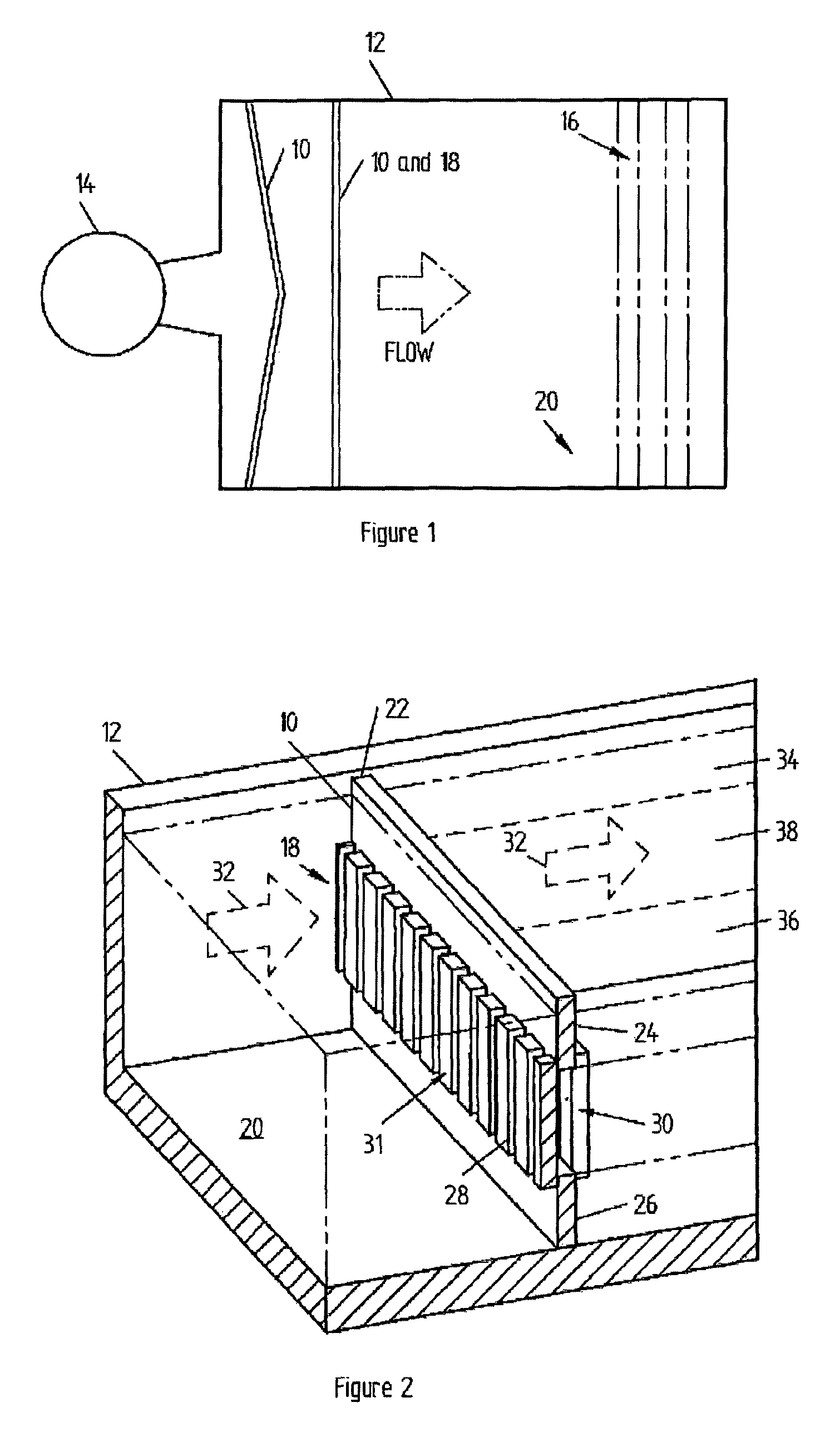 Re-entrainment prevention apparatus