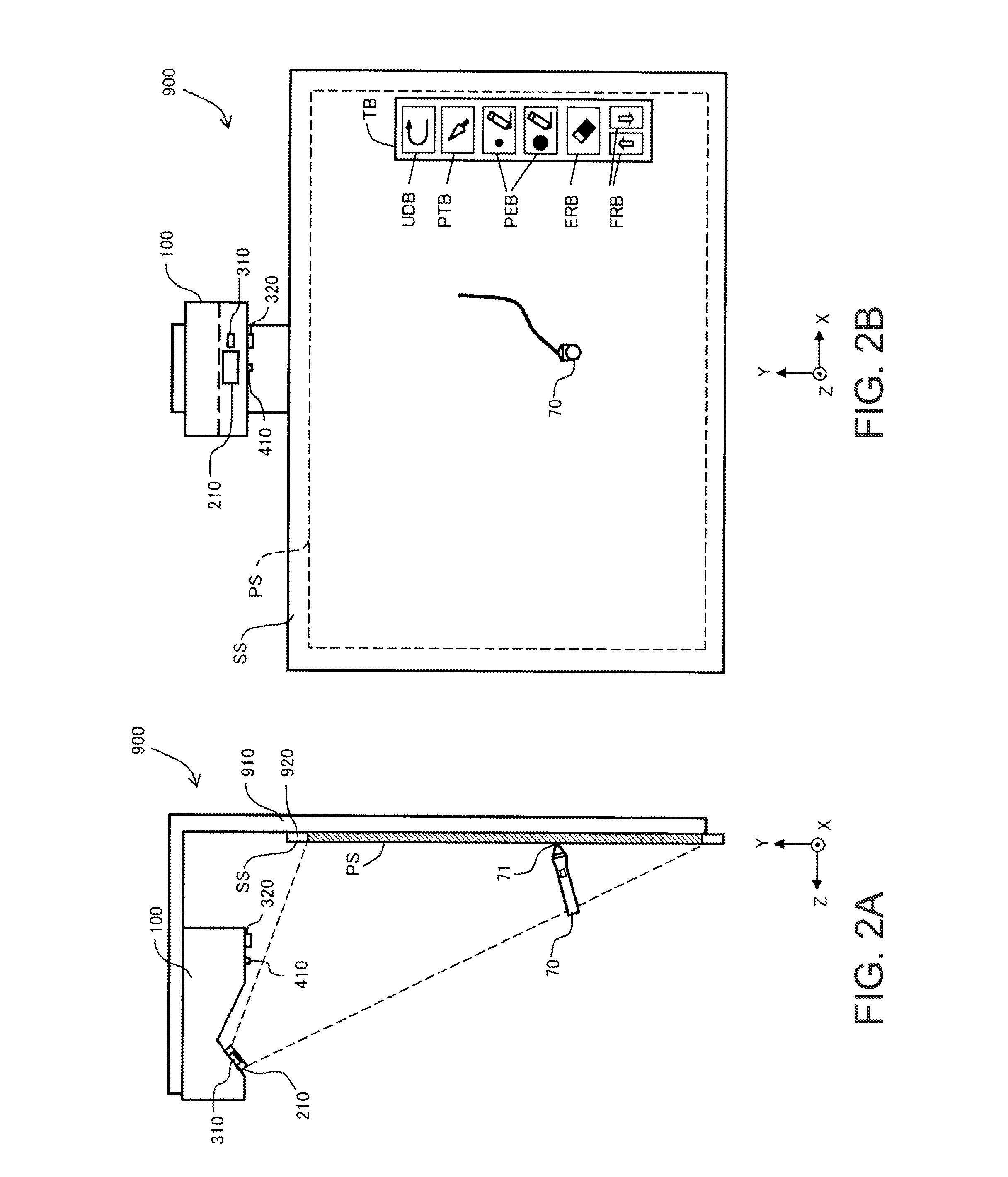 Interactive projector and method of controlling interactive projector