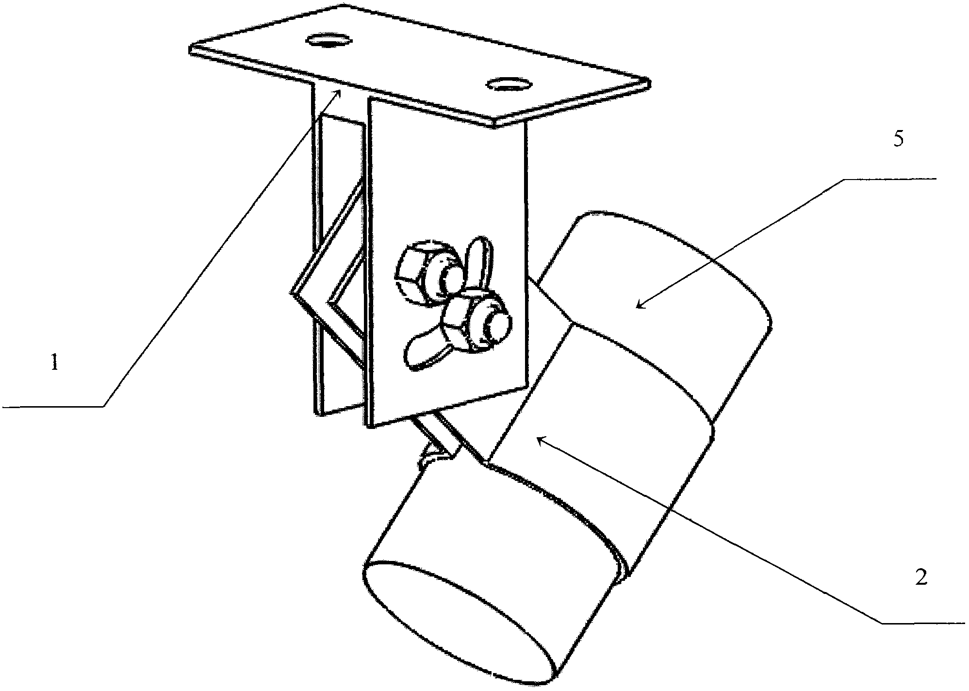 Body projection type commercial vehicle body length detection system based on active vision