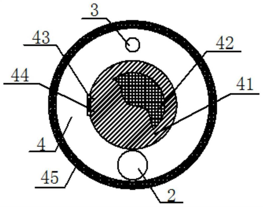 Automatic drainage device and method for continuous extraction of downward crossing drill hole