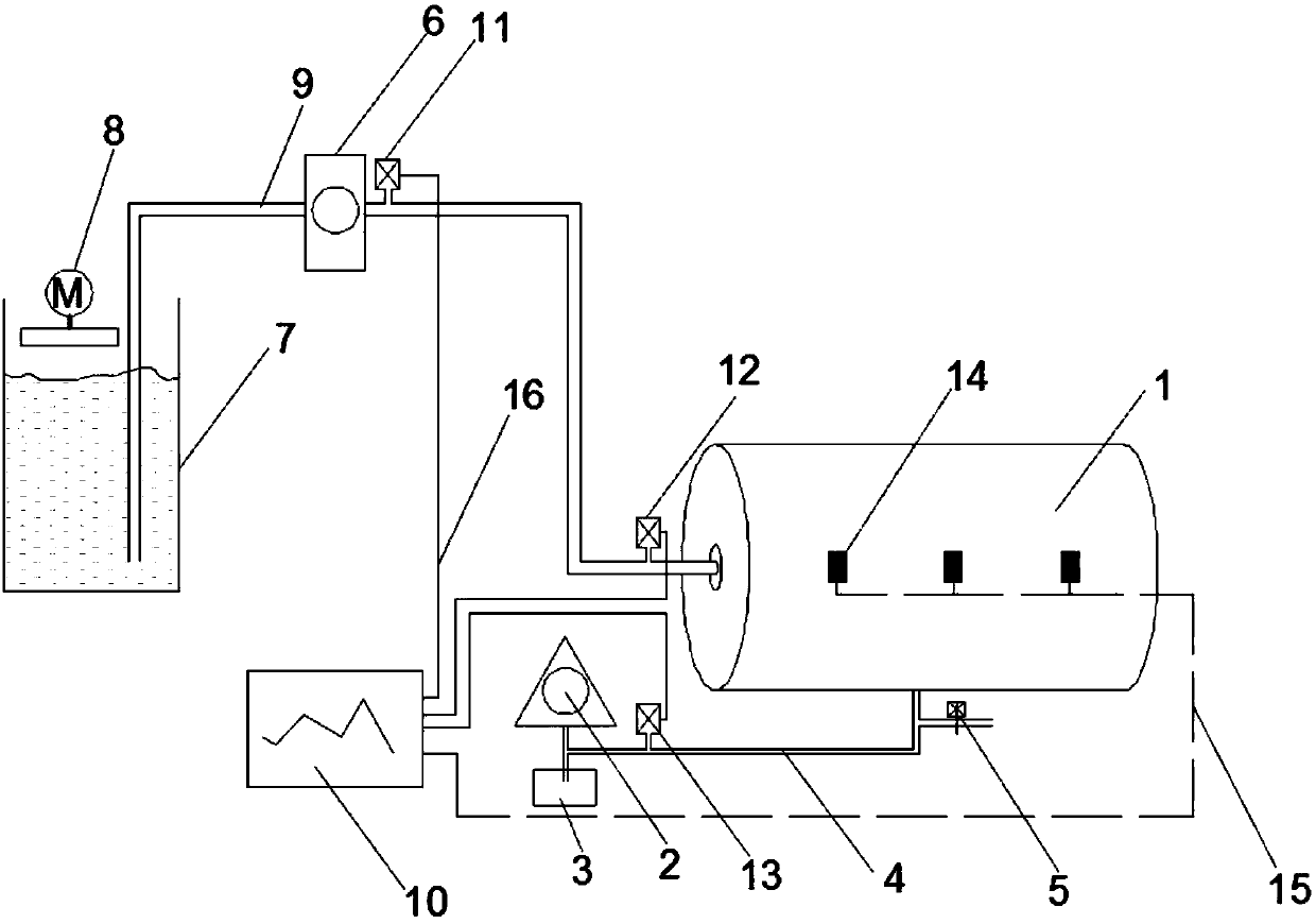 Loose body permeation grouting simulating testing device