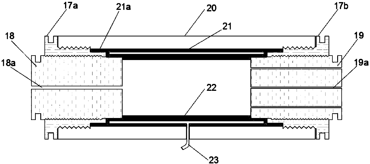 Loose body permeation grouting simulating testing device