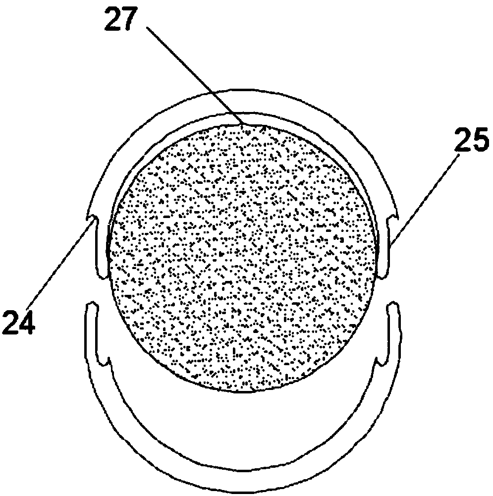 Loose body permeation grouting simulating testing device