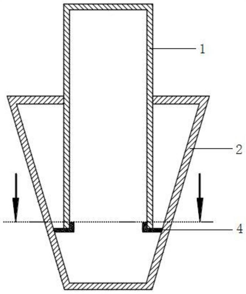 Production-transportation integrated continuous reaction device for hydrate