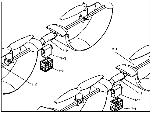 Aircraft with half ring wings