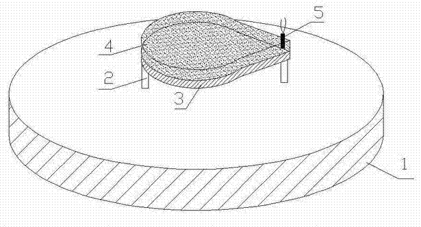 Method for manufacturing large and thick rare precious metal explosion-clad steel plate