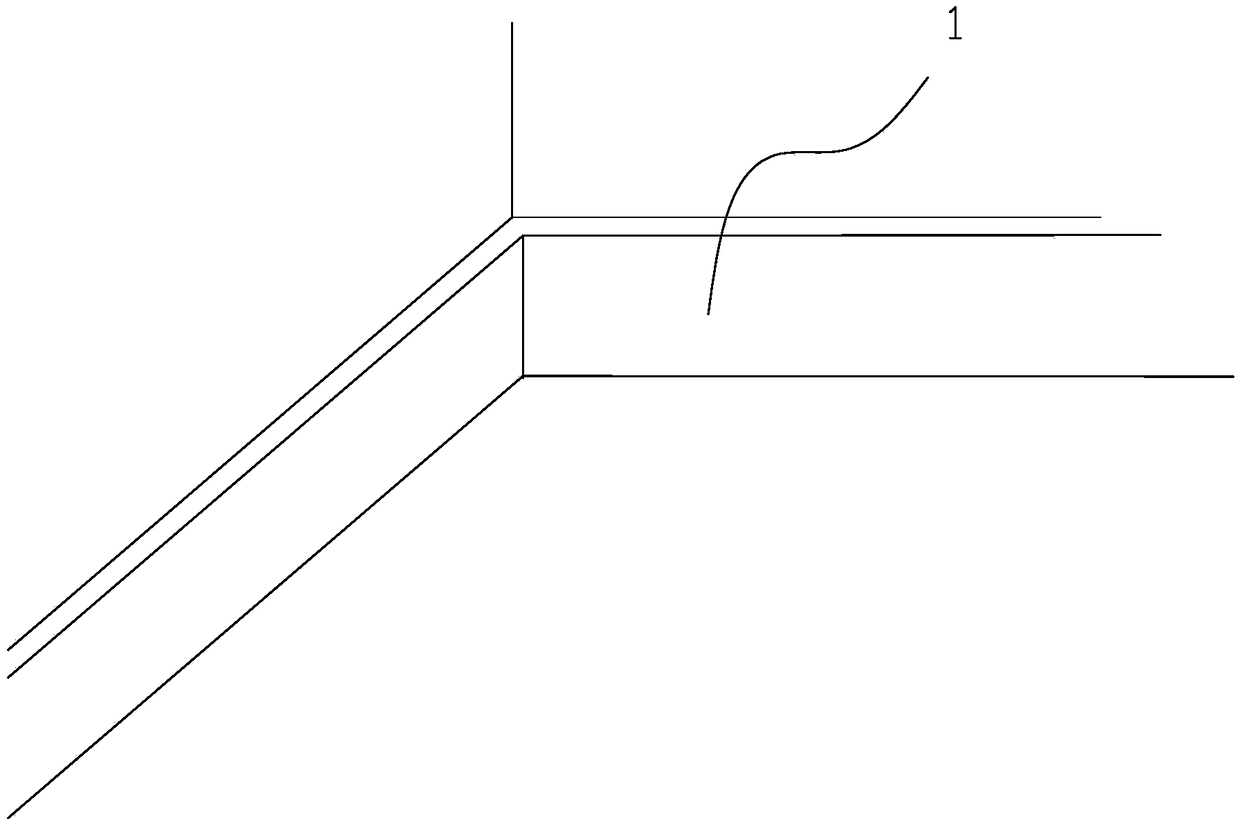 Bathroom water stagnation zone assembly and construction method