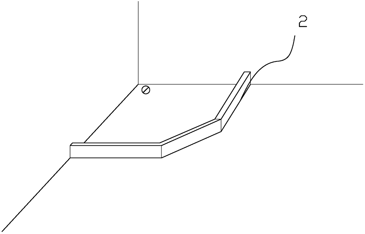 Bathroom water stagnation zone assembly and construction method