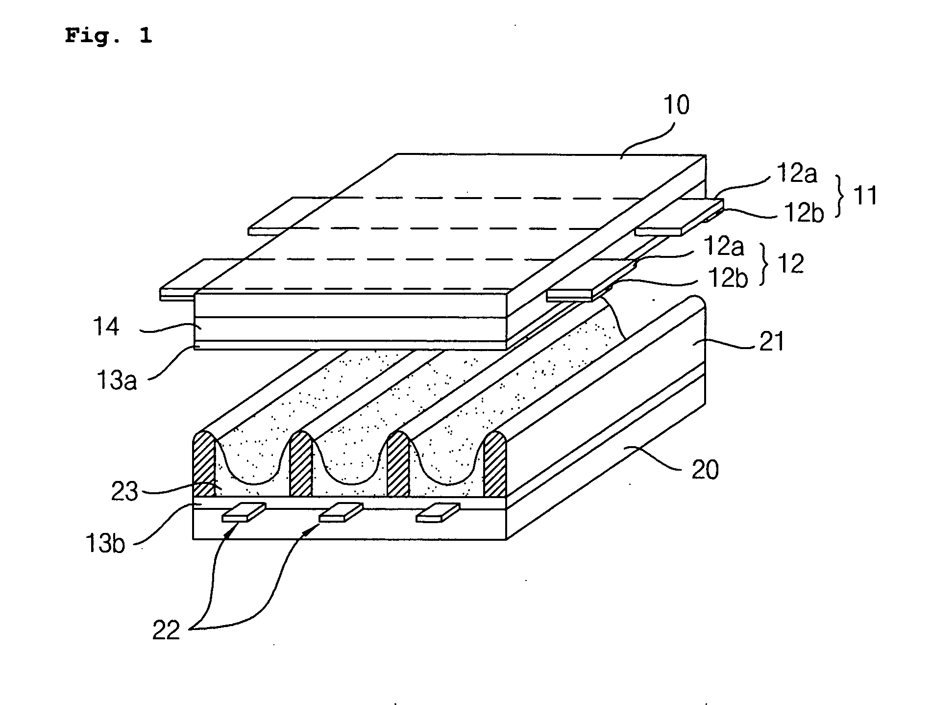 Plasma display panel comprising bus electrode