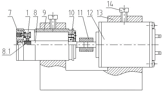 Method, structure and device for improving contact reliability of electric brush and reverser of direct current speed measuring power generator