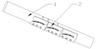 Preparation method of degradable porous ulna middle-end fracture bone connector