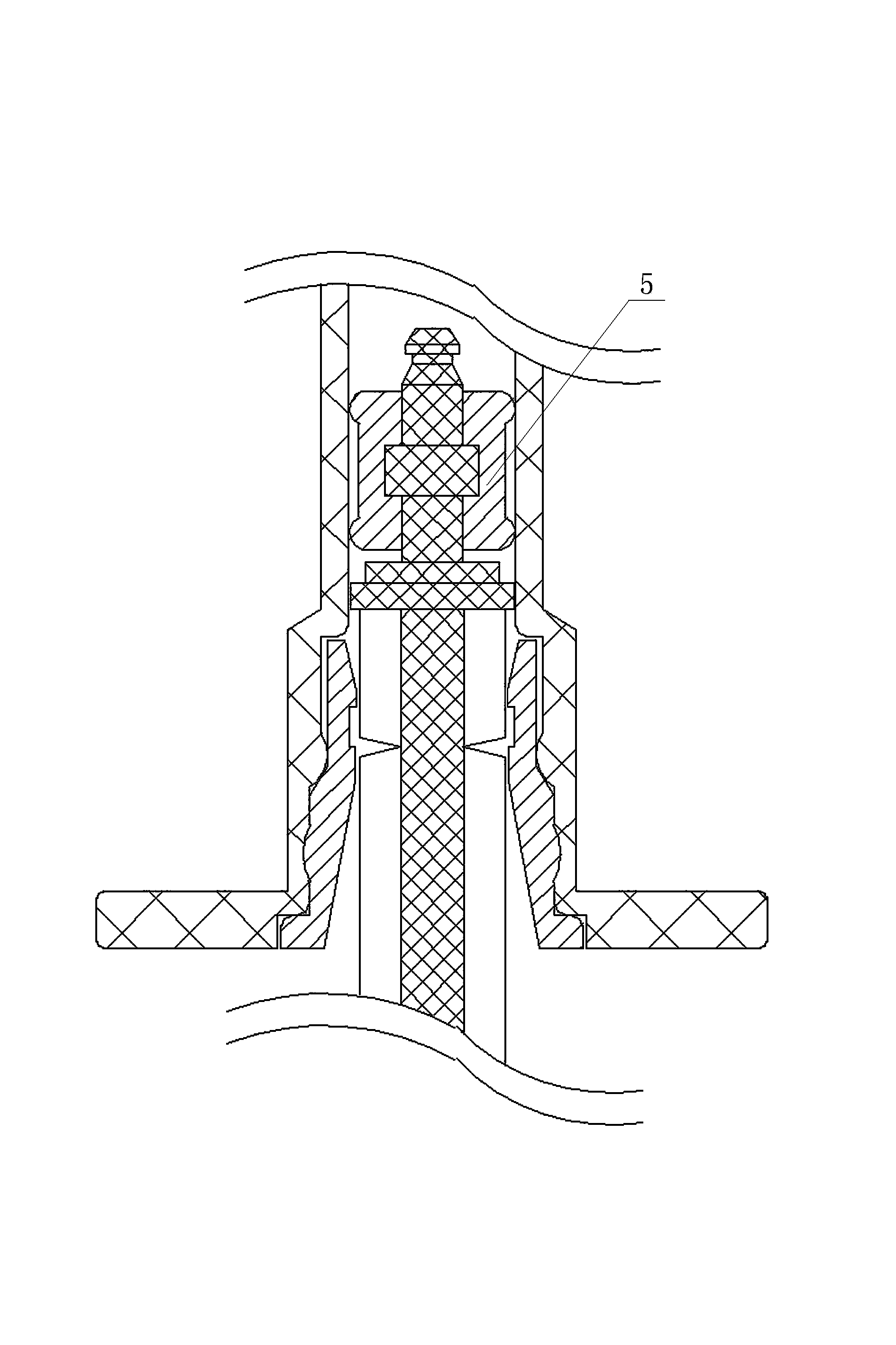 Core rod locking-type safety syringe