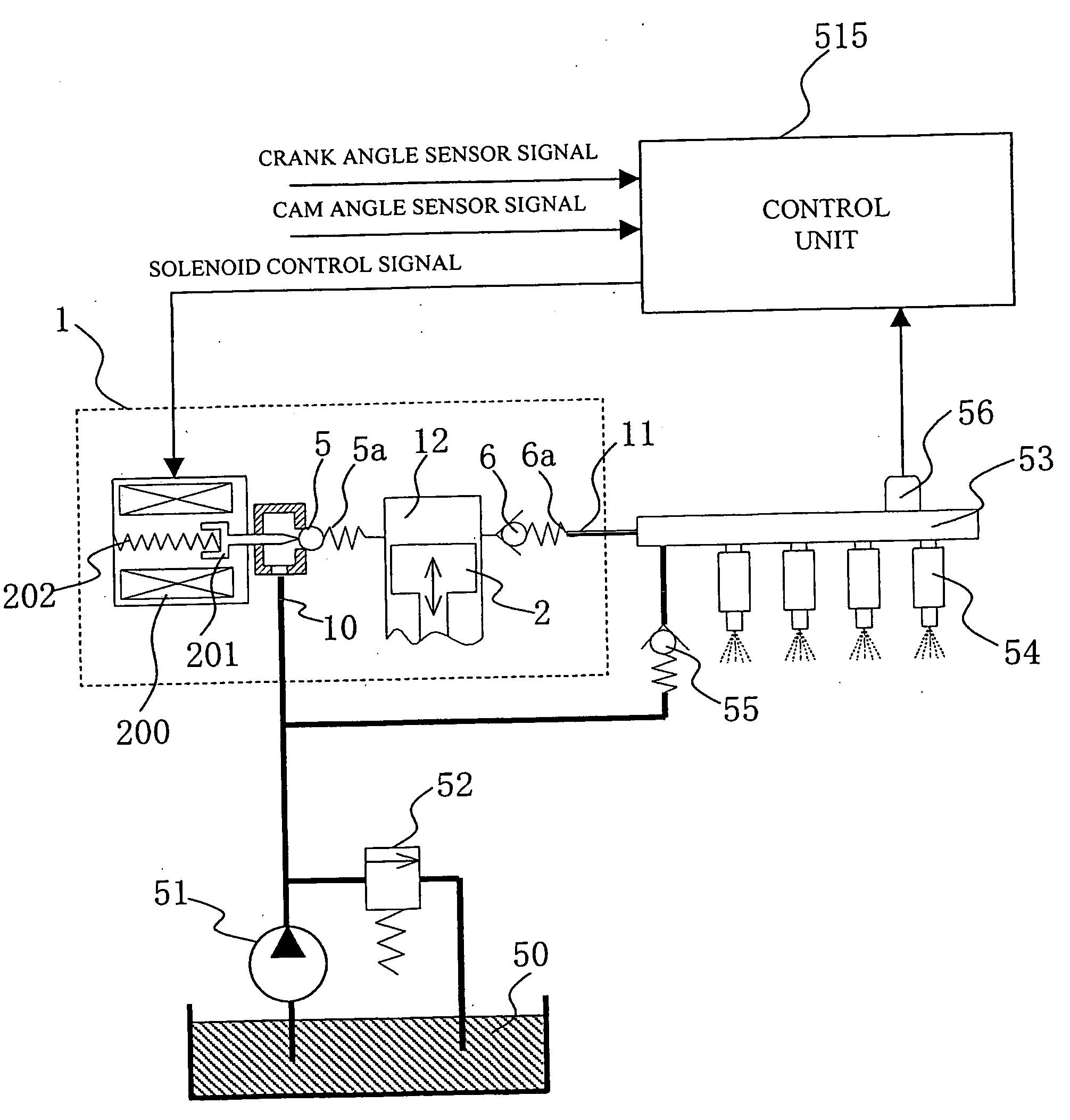 Control device of high-pressure fuel pump of internal combustion engine