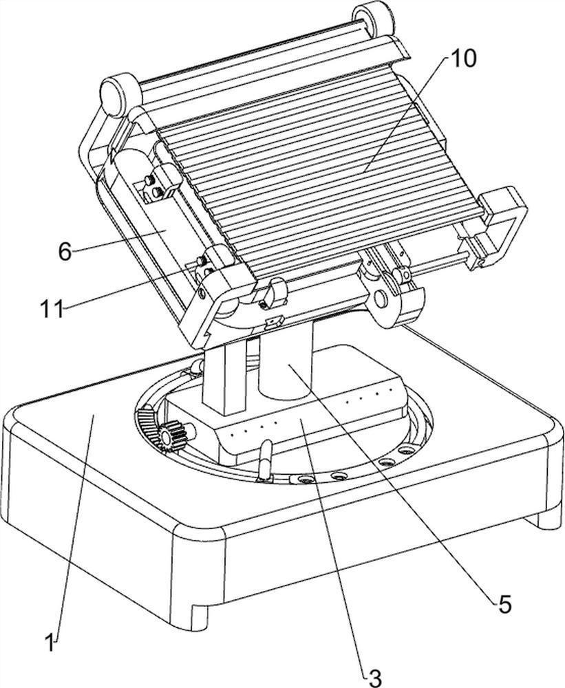 Photovoltaic panel underframe capable of automatically calibrating light source