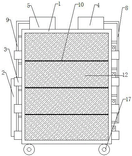 Reaction transfer frame in automobile lighting lamp