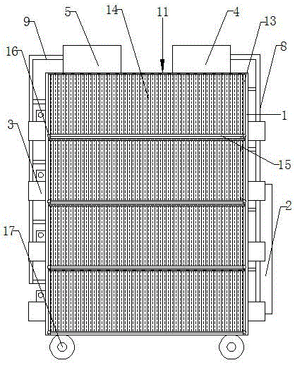 Reaction transfer frame in automobile lighting lamp