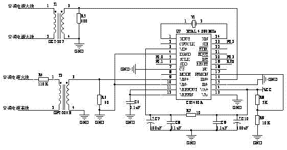 Wireless universal air-conditioner remote control socket based on wireless sensor network