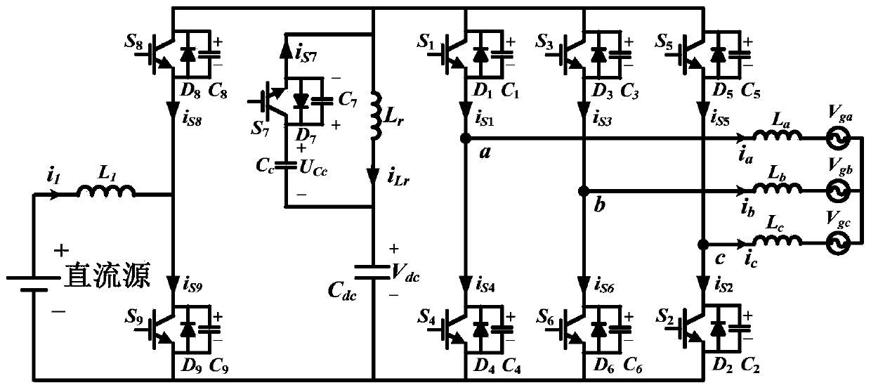 Two-stage three-phase soft-switching current transformer