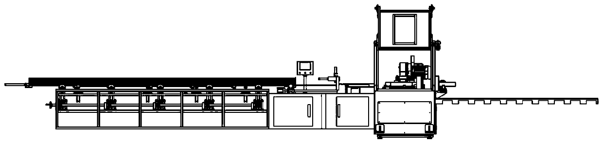 Steel wire knitted hose cutting machine and working method thereof