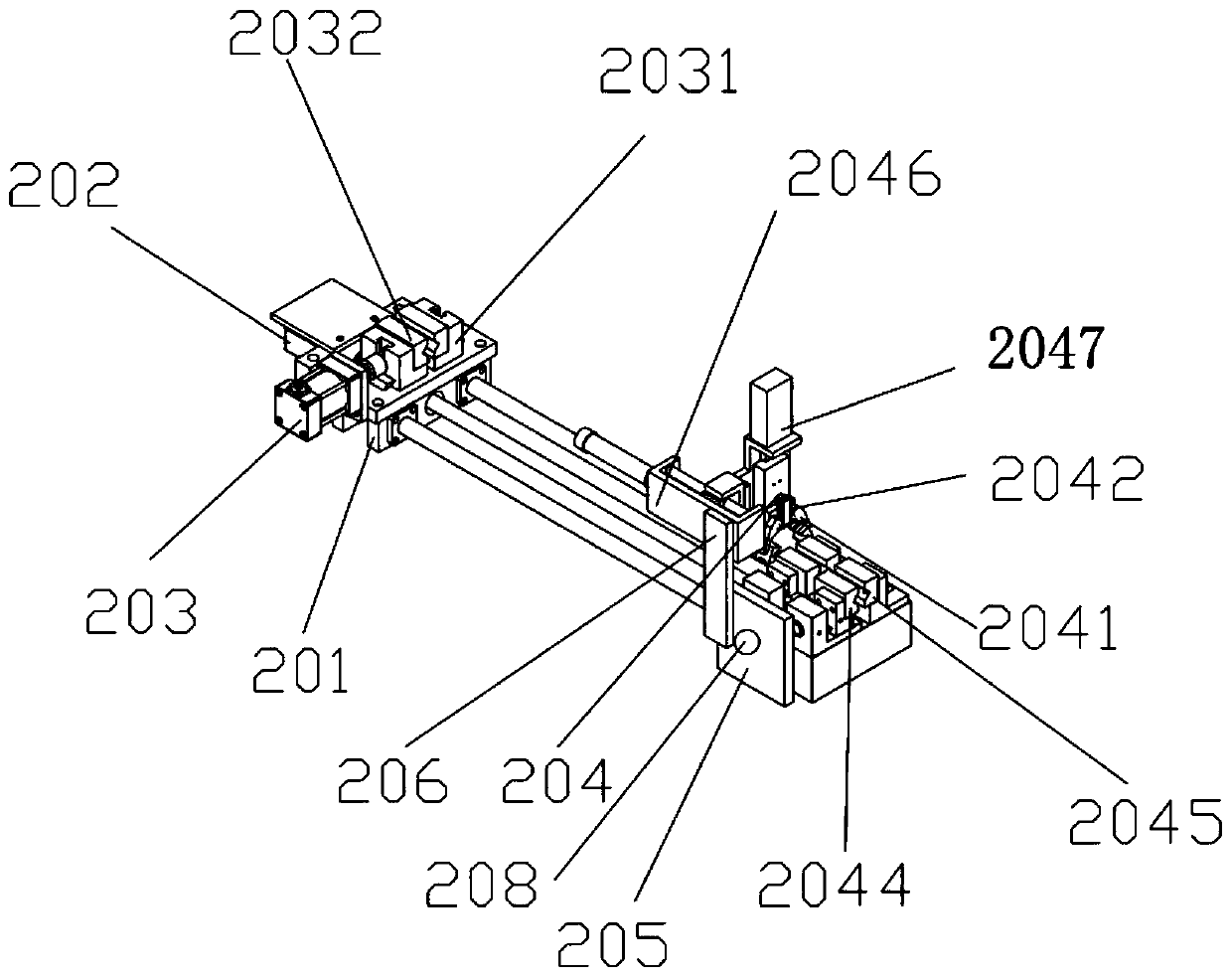 Steel wire knitted hose cutting machine and working method thereof