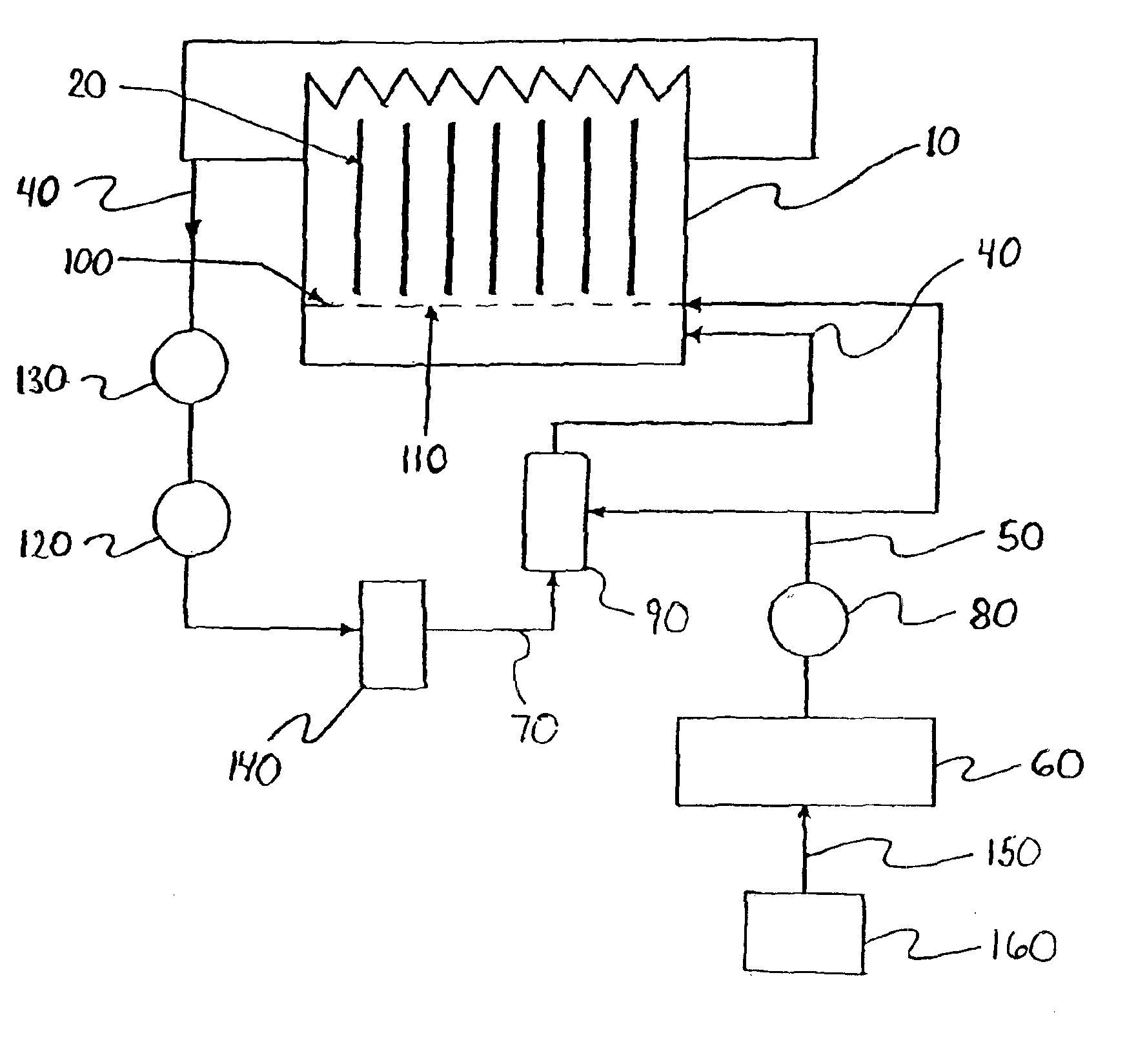 Method for removal of photoresist using sparger