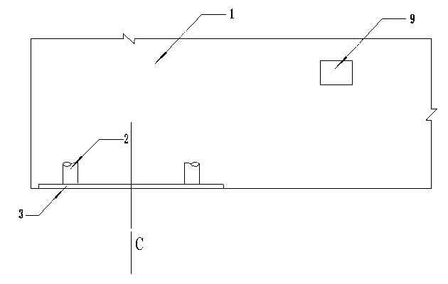 Method for controlling emptiness sound of bearing plate of prestressed post-tensioned box beam