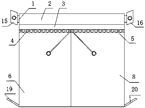 Vehicle front windshield frost protection and snow protection device