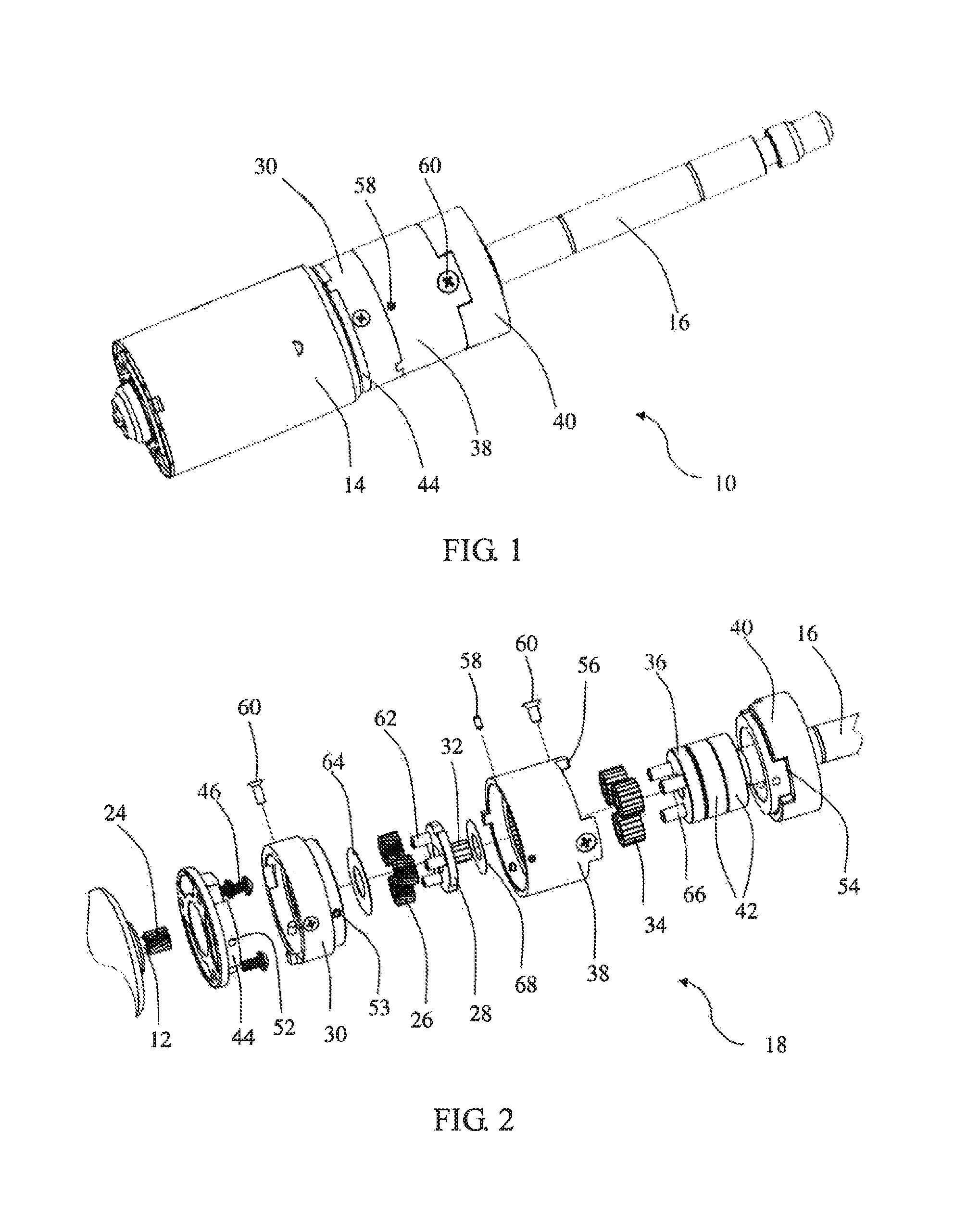 Electric cart with gear motor