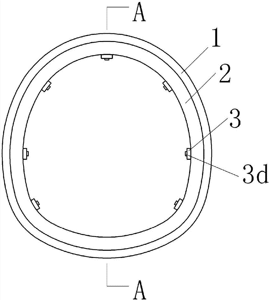 Method for constructing dislocation-resistant tunnel secondary lining passing through active fault