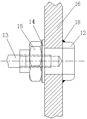 An integrated truss device inside a tower and its installation method