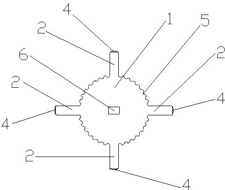 Magnetic ring partition winding piece